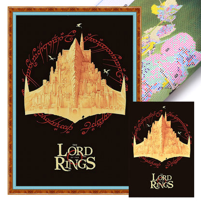 Lord Of The Rings Poster - 14CT Stamped Cross Stitch 40*60CM