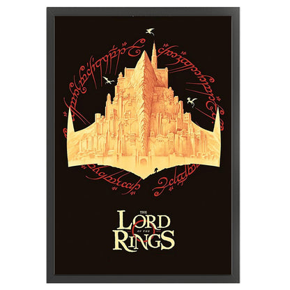 Lord Of The Rings Poster - 14CT Stamped Cross Stitch 40*60CM