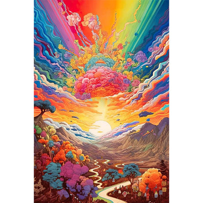 Colourful World - Full Round Drill Diamond Painting 40*60CM