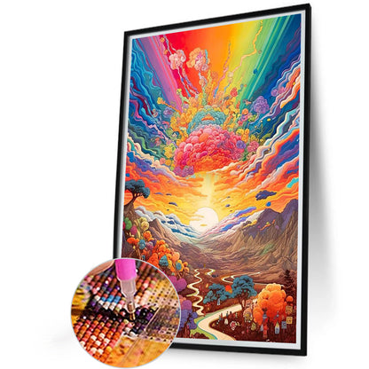 Colourful World - Full Round Drill Diamond Painting 40*60CM