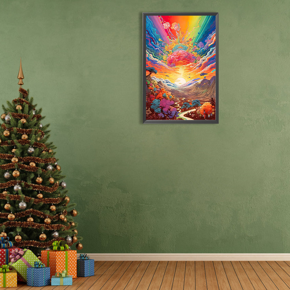 Colourful World - Full Round Drill Diamond Painting 40*60CM