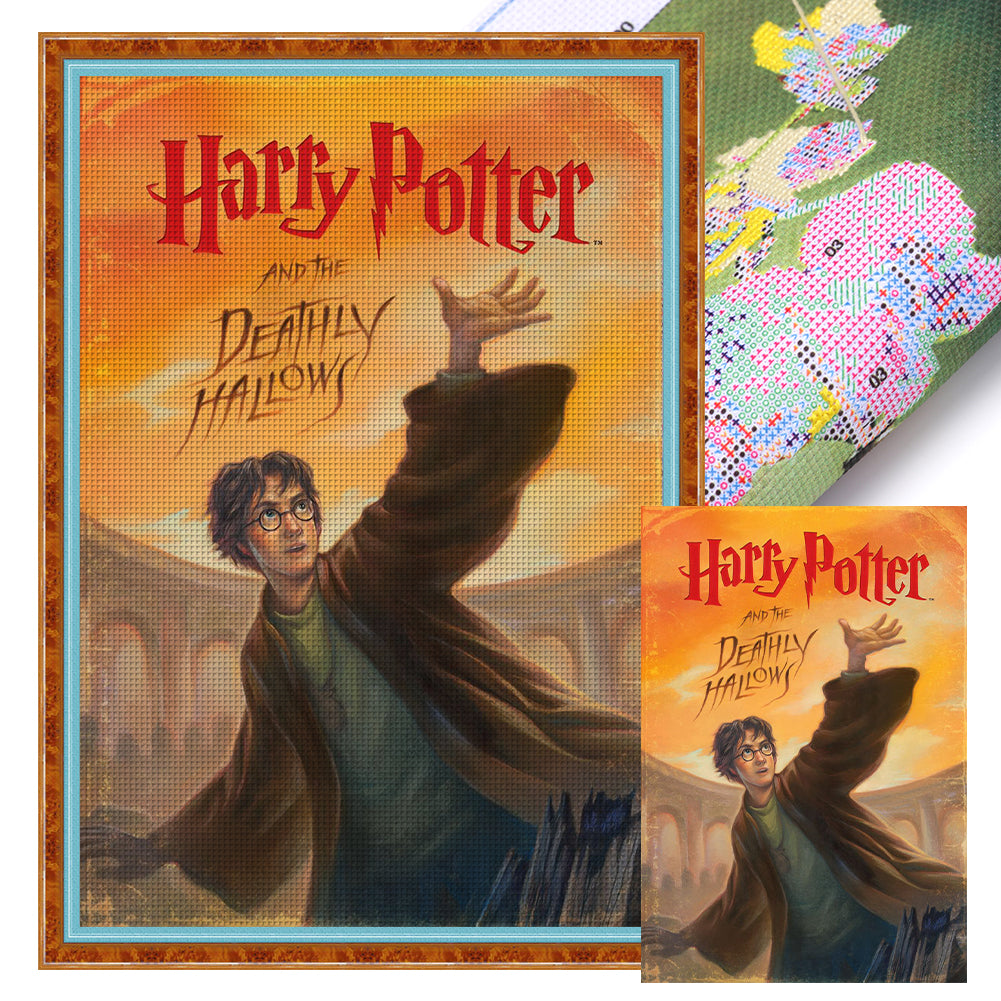 Retro Poster-Harry Potter - 11CT Stamped Cross Stitch 50*70CM