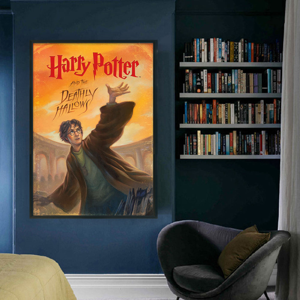 Retro Poster-Harry Potter - 11CT Stamped Cross Stitch 50*70CM