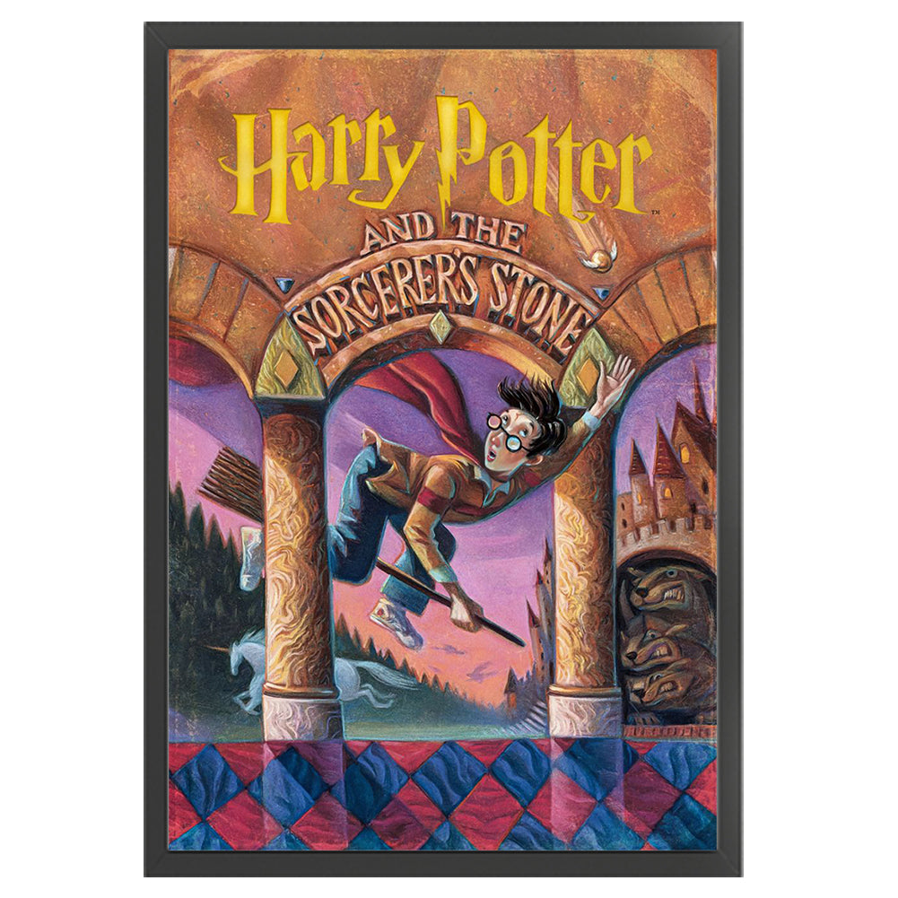 Retro Poster-Harry Potter - 11CT Stamped Cross Stitch 50*70CM