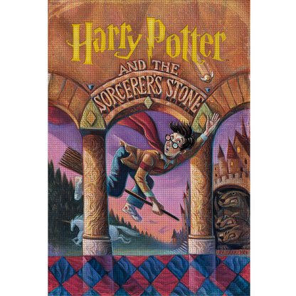Retro Poster-Harry Potter - 11CT Stamped Cross Stitch 50*70CM