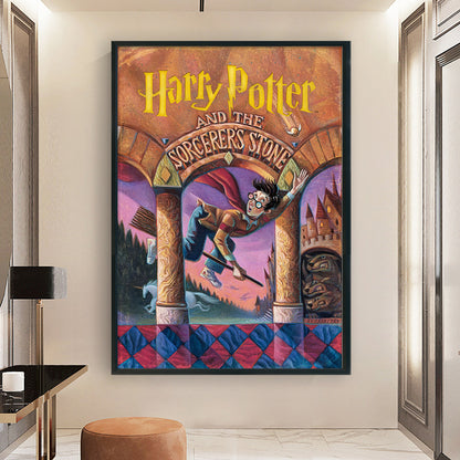 Retro Poster-Harry Potter - 11CT Stamped Cross Stitch 50*70CM