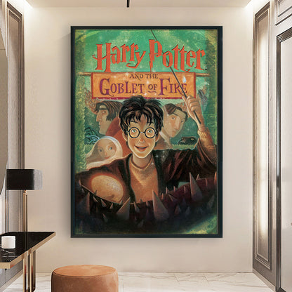 Retro Poster-Harry Potter - 11CT Stamped Cross Stitch 50*70CM