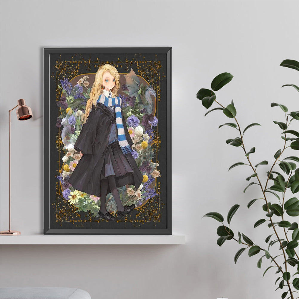 Harry Potter Luna Lovegood - Full Round Drill Diamond Painting 40*60CM