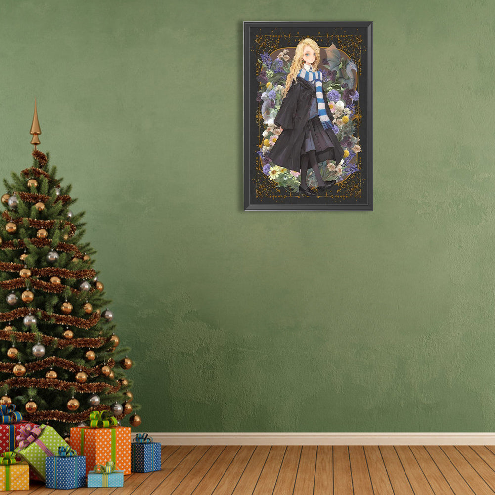Harry Potter Luna Lovegood - Full Round Drill Diamond Painting 40*60CM
