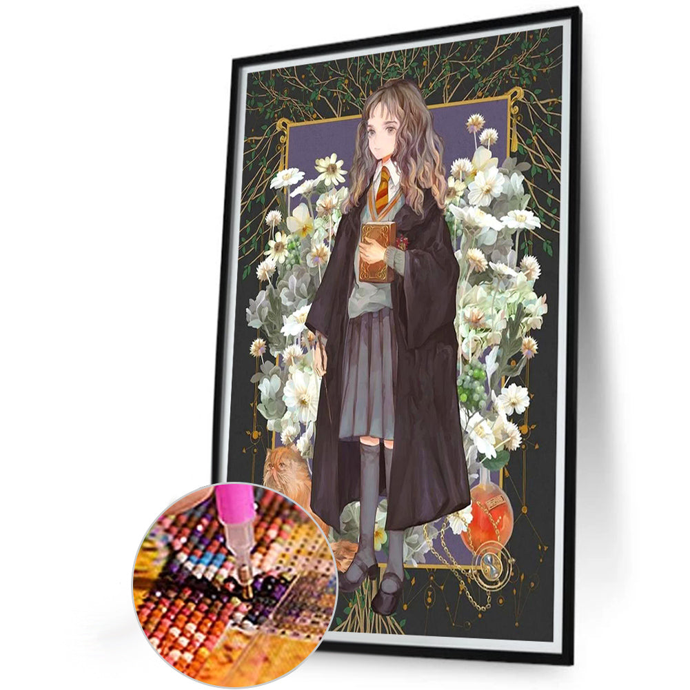 Harry Potter Hermione Granger - Full Round Drill Diamond Painting 40*60CM