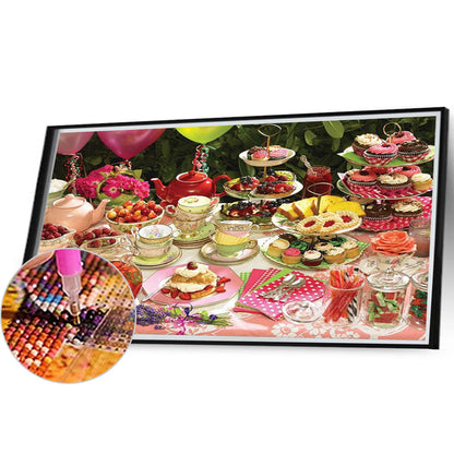 Tea Party - Full Round AB Drill Diamond Painting 55*40CM