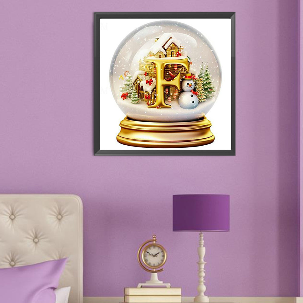 Christmas Crystal Ball F - Full Round Drill Diamond Painting 50*50CM