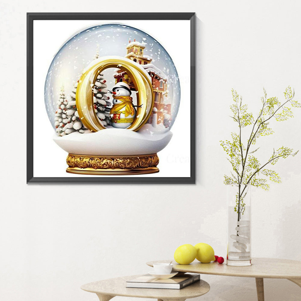 Christmas Crystal Ball O - Full Round Drill Diamond Painting 30*30CM