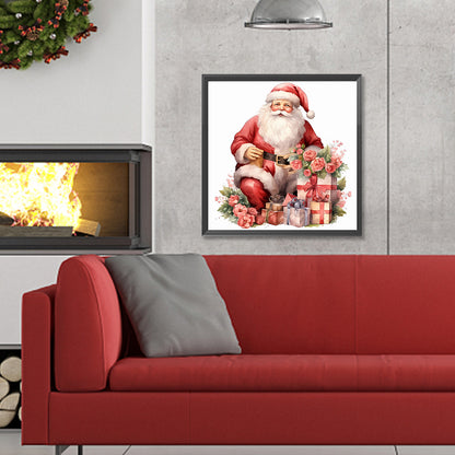 Santa Claus - Full Round Drill Diamond Painting 30*30CM