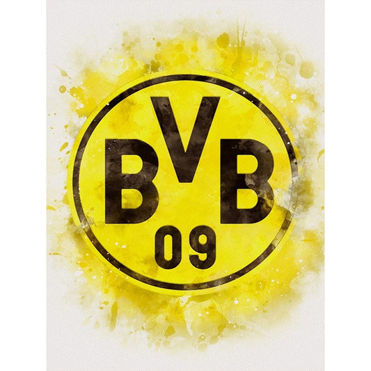 Dortmund Team Logo - Full Round Drill Diamond Painting 30*40CM