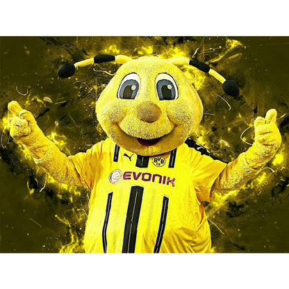 Borussia Dortmund - Full Round Drill Diamond Painting 40*30CM