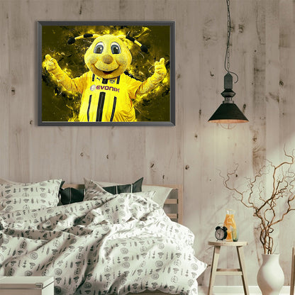 Borussia Dortmund - Full Round Drill Diamond Painting 40*30CM