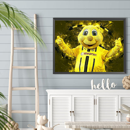Borussia Dortmund - Full Round Drill Diamond Painting 40*30CM