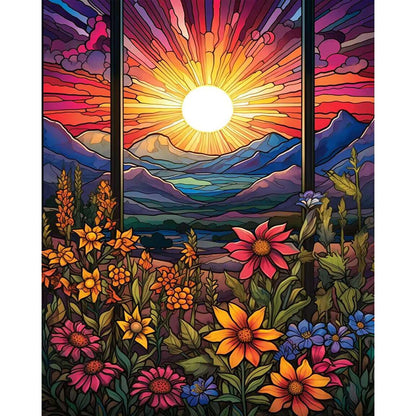 Beautiful Sunrise - Full Square Drill Diamond Painting 40*50CM