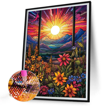 Beautiful Sunrise - Full Square Drill Diamond Painting 40*50CM