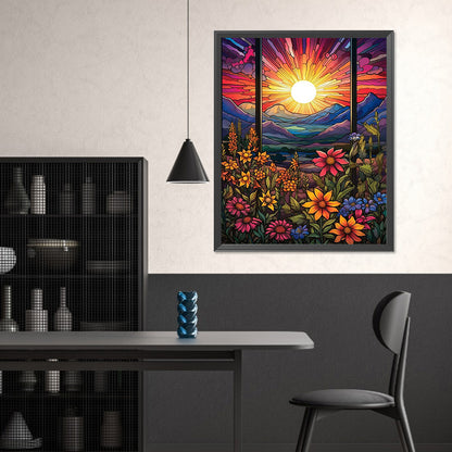 Beautiful Sunrise - Full Square Drill Diamond Painting 40*50CM