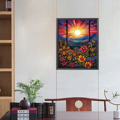 Beautiful Sunrise - Full Square Drill Diamond Painting 40*50CM