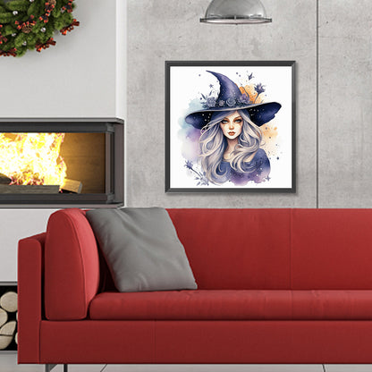 Witch - Full Round Drill Diamond Painting 30*30CM