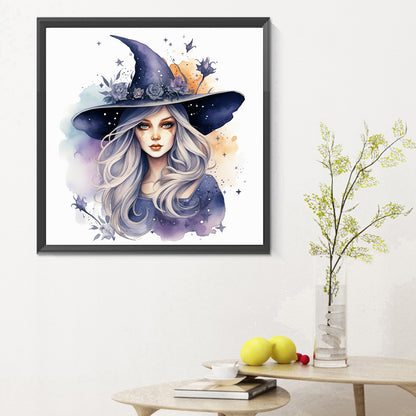 Witch - Full Round Drill Diamond Painting 30*30CM