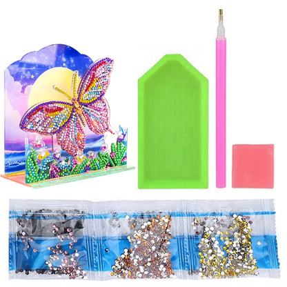 Diamond Painting Desktop Decor for Office Desktop Decor (Garden Butterfly)