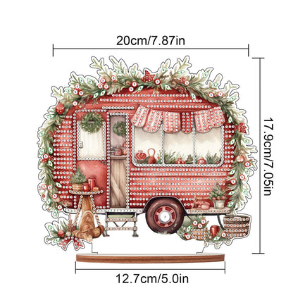 Wooden Camper Classic Car Diamond Painting Desktop Decor for Office Decor (#1)