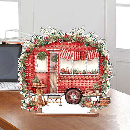 Wooden Camper Classic Car Diamond Painting Desktop Decor for Office Decor (#1)