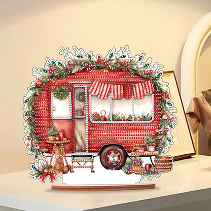 Wooden Camper Classic Car Diamond Painting Desktop Decor for Office Decor (#1)