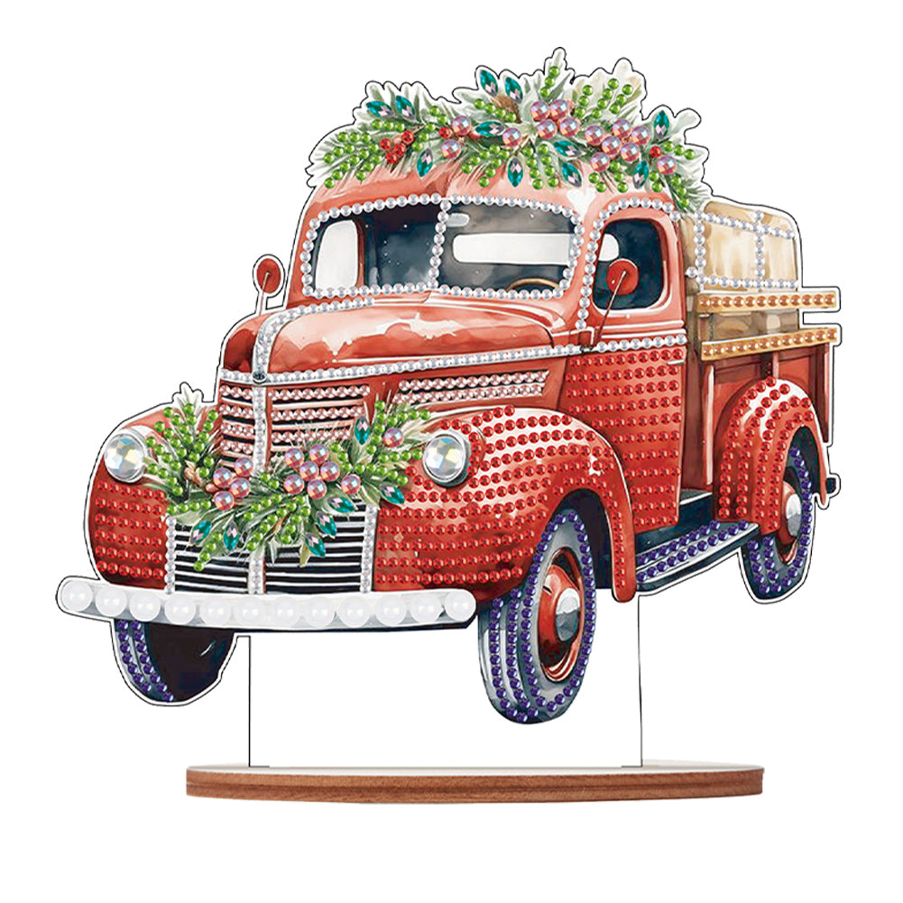 Wooden Camper Classic Car Diamond Painting Desktop Decor for Office Decor (#8)