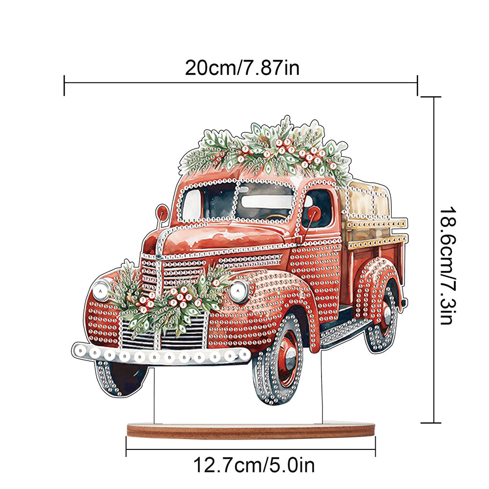 Wooden Camper Classic Car Diamond Painting Desktop Decor for Office Decor (#8)