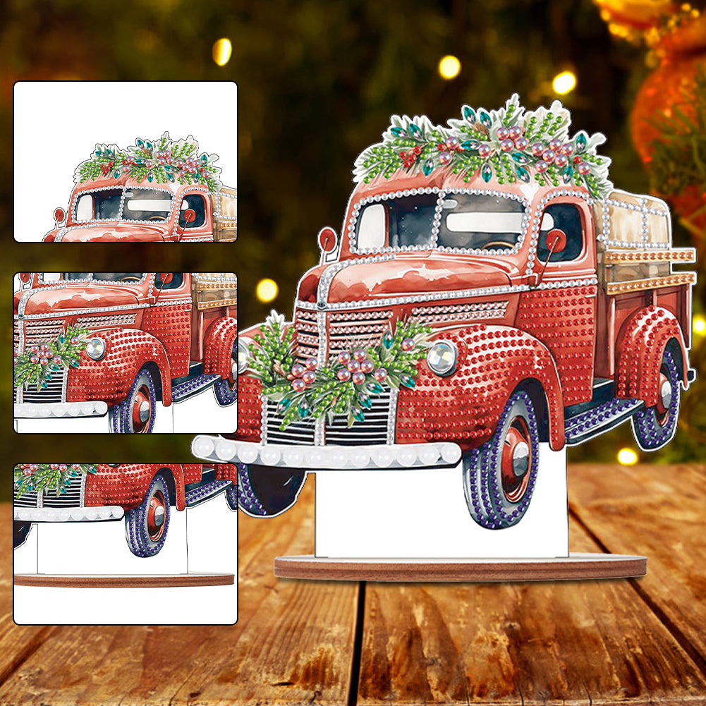 Wooden Camper Classic Car Diamond Painting Desktop Decor for Office Decor (#8)