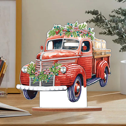 Wooden Camper Classic Car Diamond Painting Desktop Decor for Office Decor (#8)