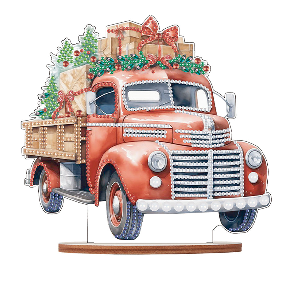 Wooden Camper Classic Car Diamond Painting Desktop Decor for Office Decor (#9)