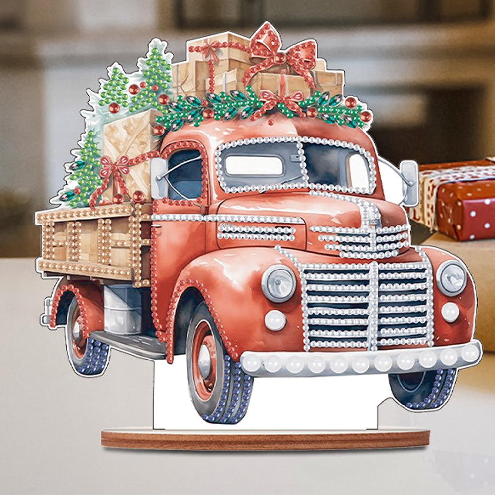 Wooden Camper Classic Car Diamond Painting Desktop Decor for Office Decor (#9)