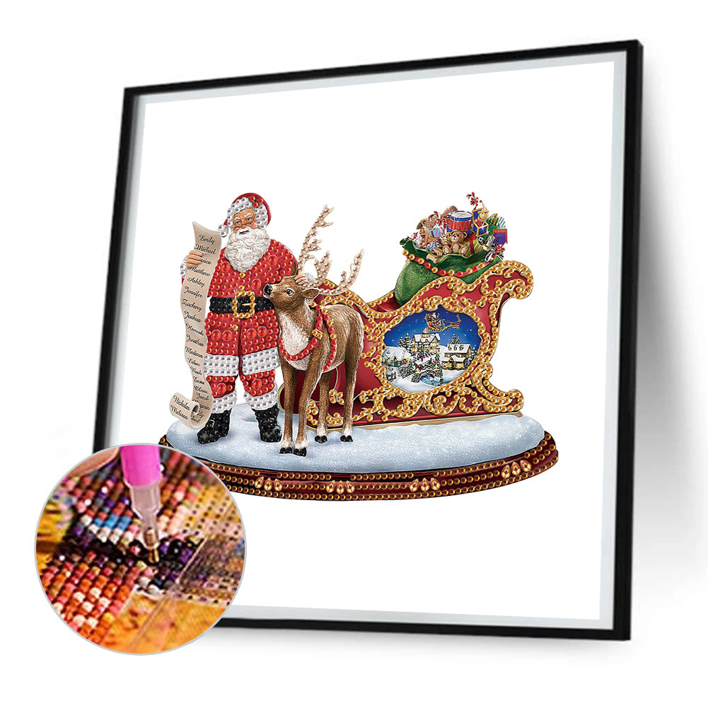 Santa Claus - Special Shaped Drill Diamond Painting 30*30CM