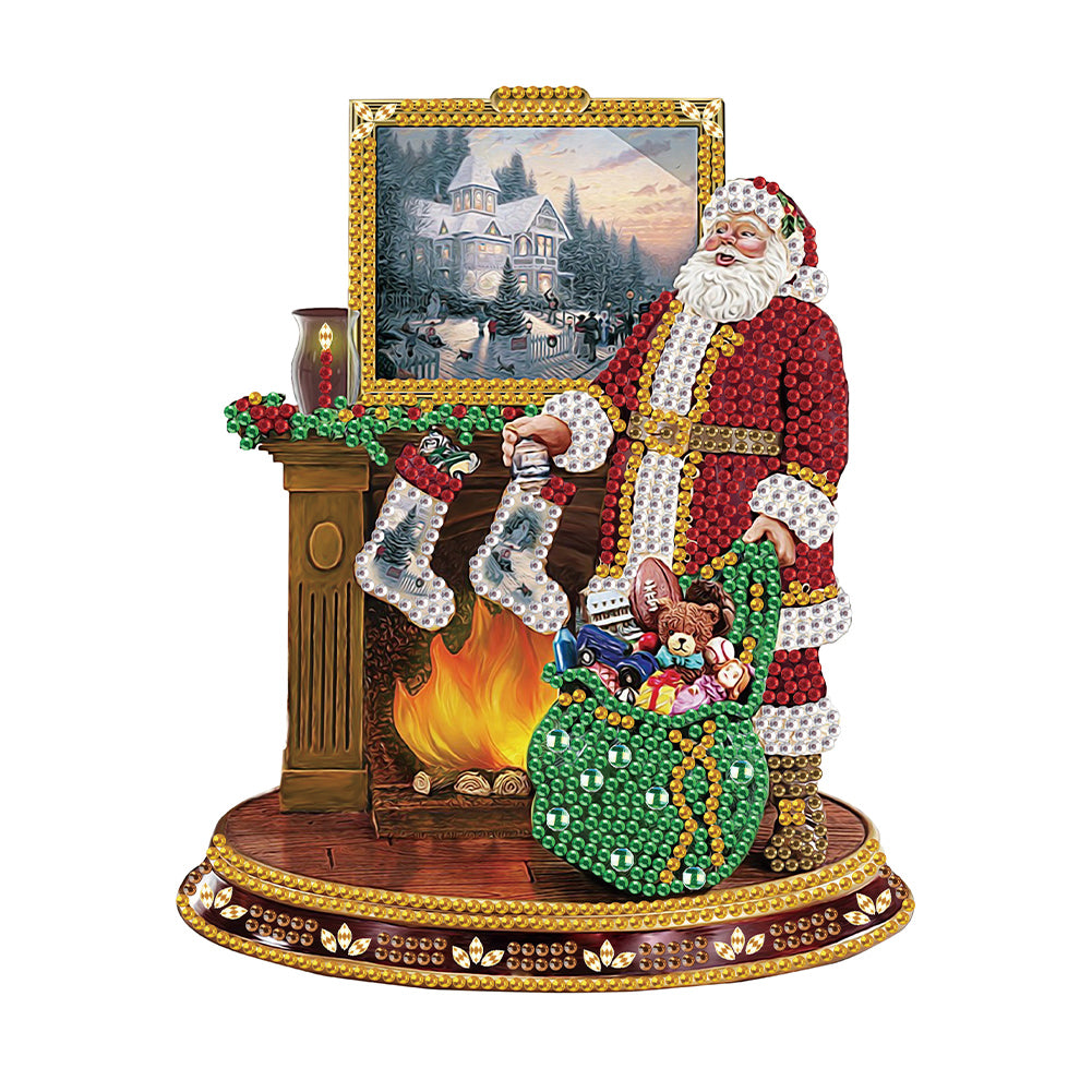 Santa Claus - Special Shaped Drill Diamond Painting 30*30CM