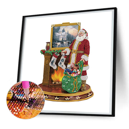 Santa Claus - Special Shaped Drill Diamond Painting 30*30CM