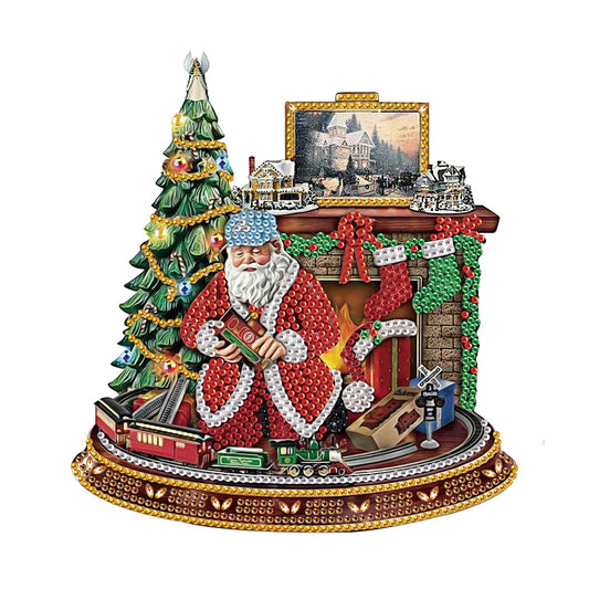 Santa Claus - Special Shaped Drill Diamond Painting 30*30CM