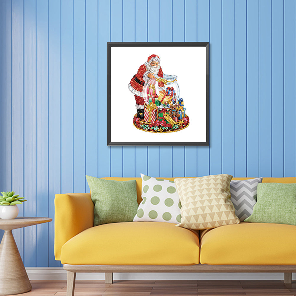 Santa Claus - Special Shaped Drill Diamond Painting 30*30CM