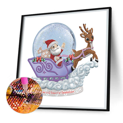 Santa Claus - Special Shaped Drill Diamond Painting 30*30CM