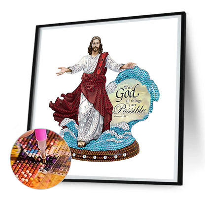 Jesus Angel - Special Shaped Drill Diamond Painting 30*30CM