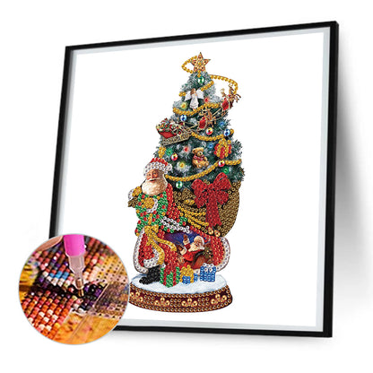 Christmas Atmosphere - Special Shaped Drill Diamond Painting 30*30CM