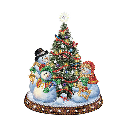 Christmas Atmosphere - Special Shaped Drill Diamond Painting 30*30CM