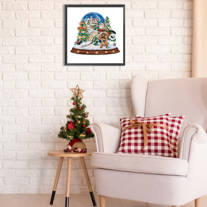 Christmas Atmosphere - Special Shaped Drill Diamond Painting 30*30CM