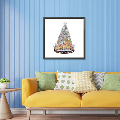 Christmas Atmosphere - Special Shaped Drill Diamond Painting 30*30CM