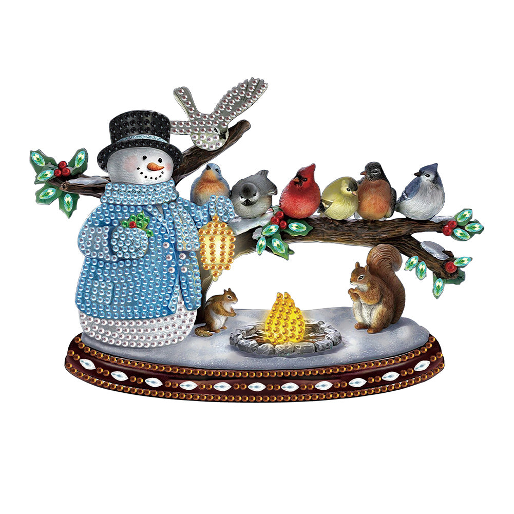 Christmas Snowman - Special Shaped Drill Diamond Painting 30*30CM